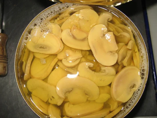 Chinesische Pilzkonserven Gemischte Pilzkonserven in Salzlake